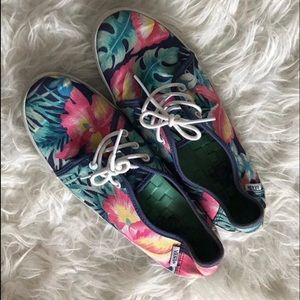Floral vans